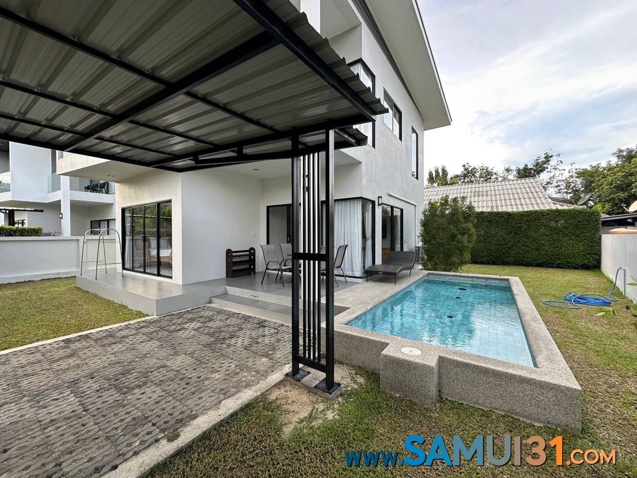 Three-Bedroom House with Private Pool in Maenam photo 2 of 8