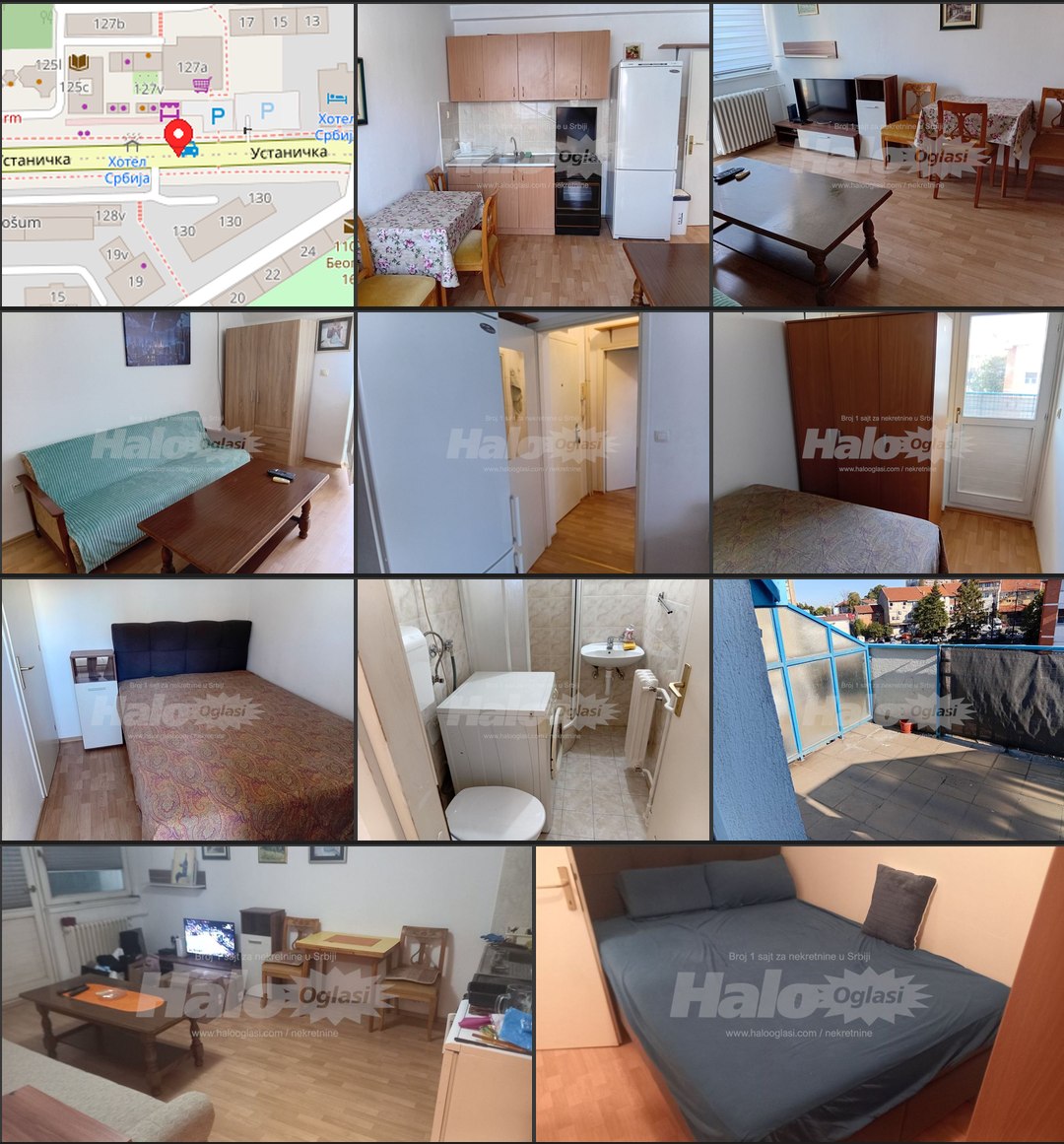 Furnished 1.5-Room Apartment on Ustanička photo 1 of 1