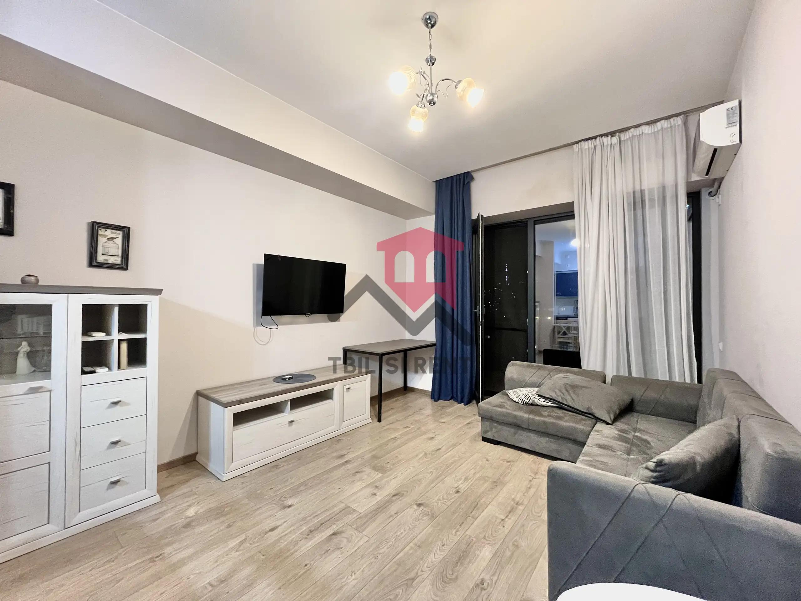 1-Bedroom Apartment in M2 Complex, Saburtalo photo 1 of 8