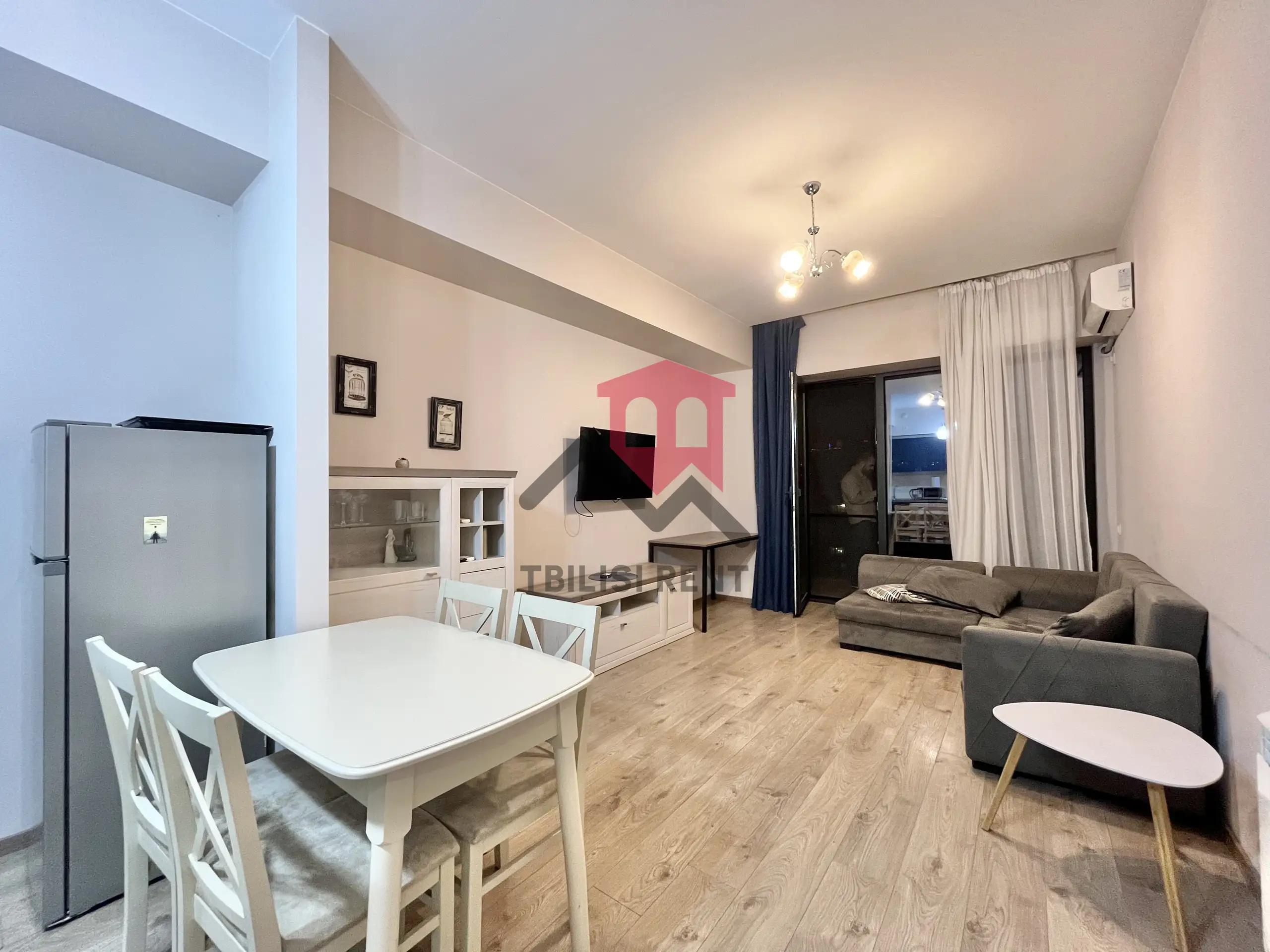 1-Bedroom Apartment in M2 Complex, Saburtalo photo 2 of 8