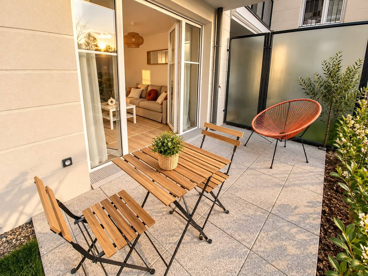 Two-Room Apartment with Terrace in Le Blanc-Mesnil photo 4 of 7