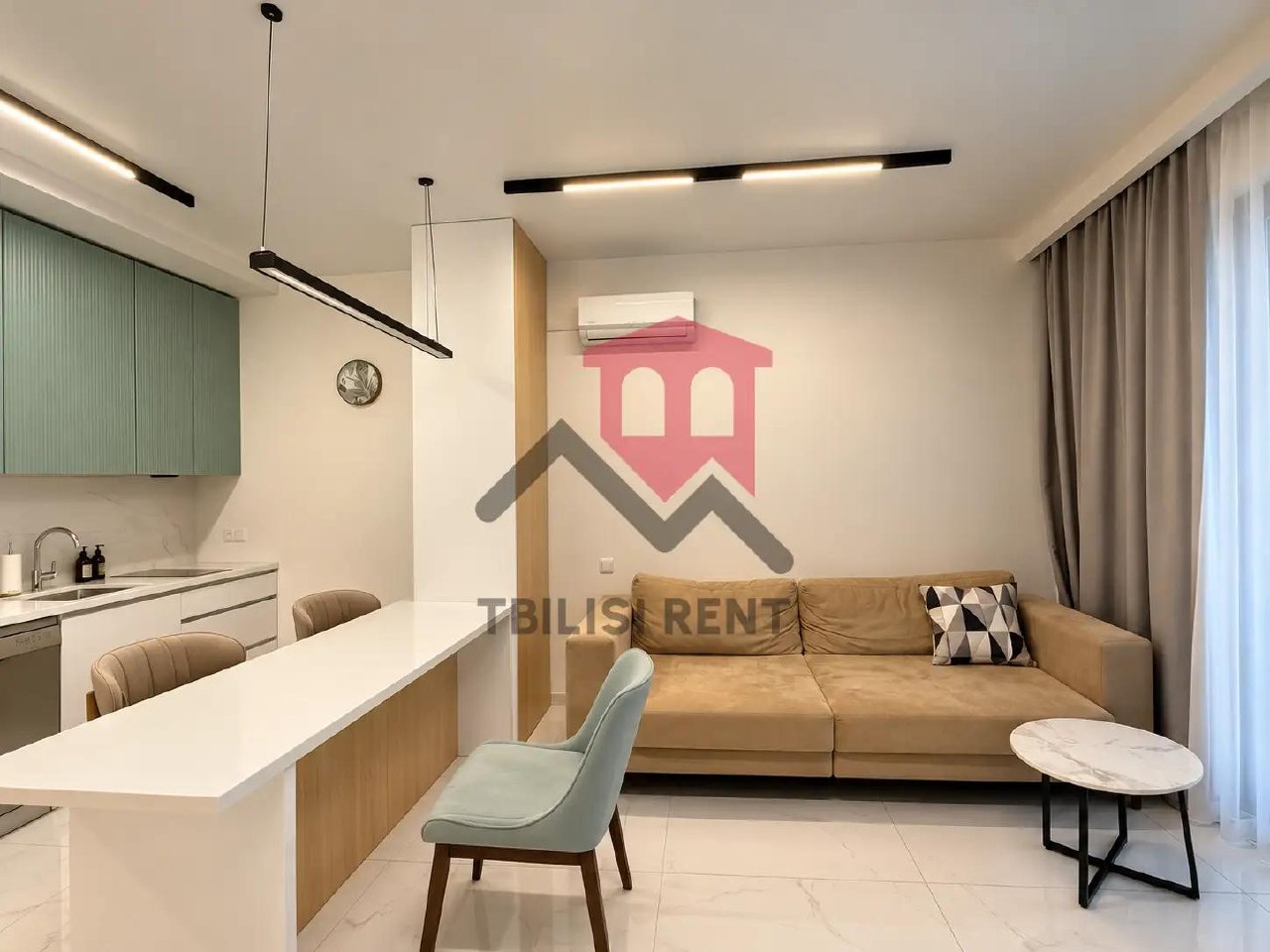 Однокомнатная квартира в Tbilisi Gardens photo 3 of 8