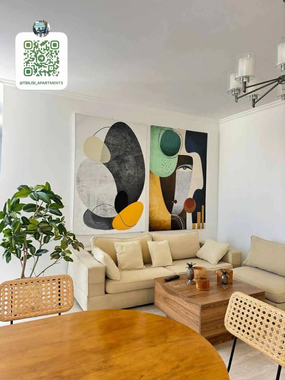 Sunny 1-Bedroom Apartment with Terrace in Vake photo 2 of 8