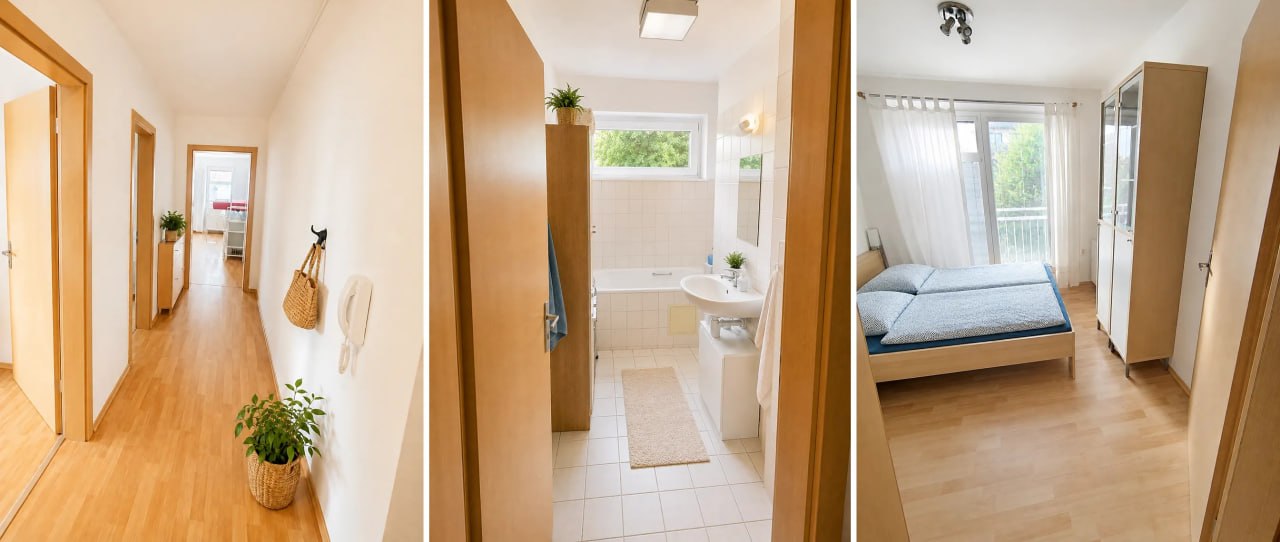Furnished 1-Bedroom Apartment with Balcony and Garage photo 2 of 3