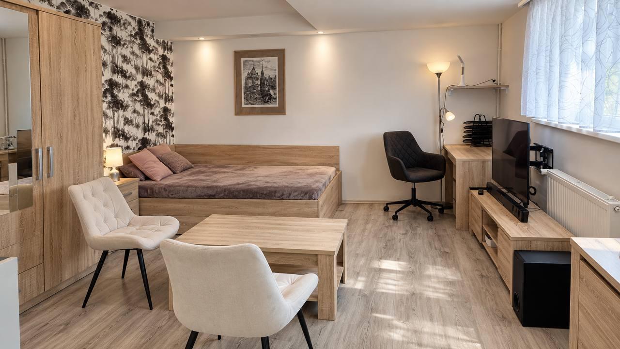 Furnished 1+1 Apartment with Terrace and Garden in Prague 4 photo 2 of 6