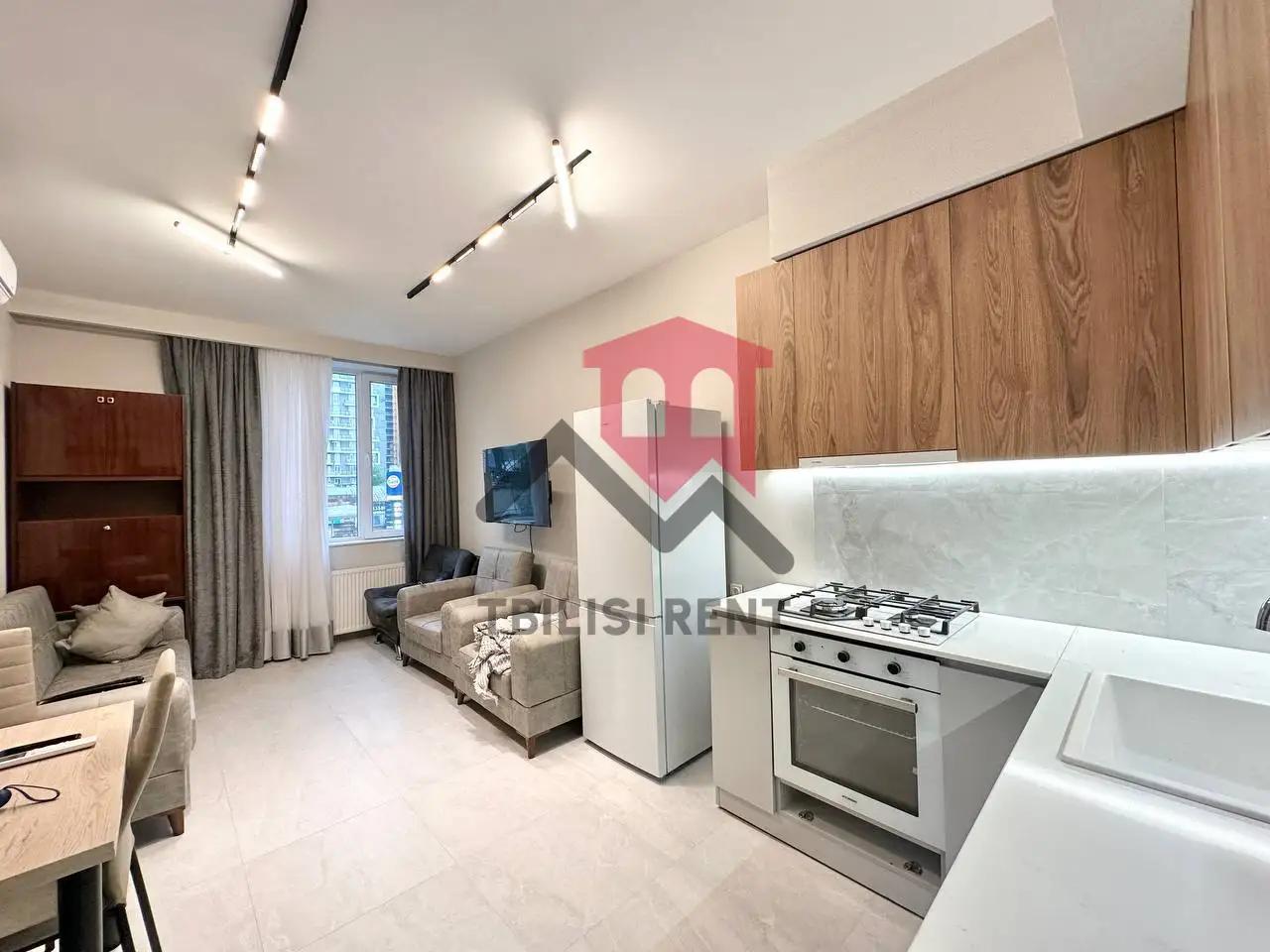 Bright 2-Bedroom Apartment with Terrace near Tsereteli Metro photo 1 of 8