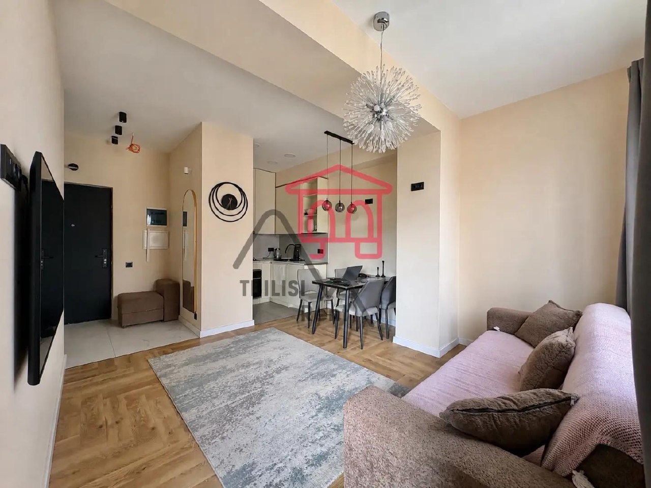 Bright One-Bedroom Apartment in Saburtalo photo 2 of 8