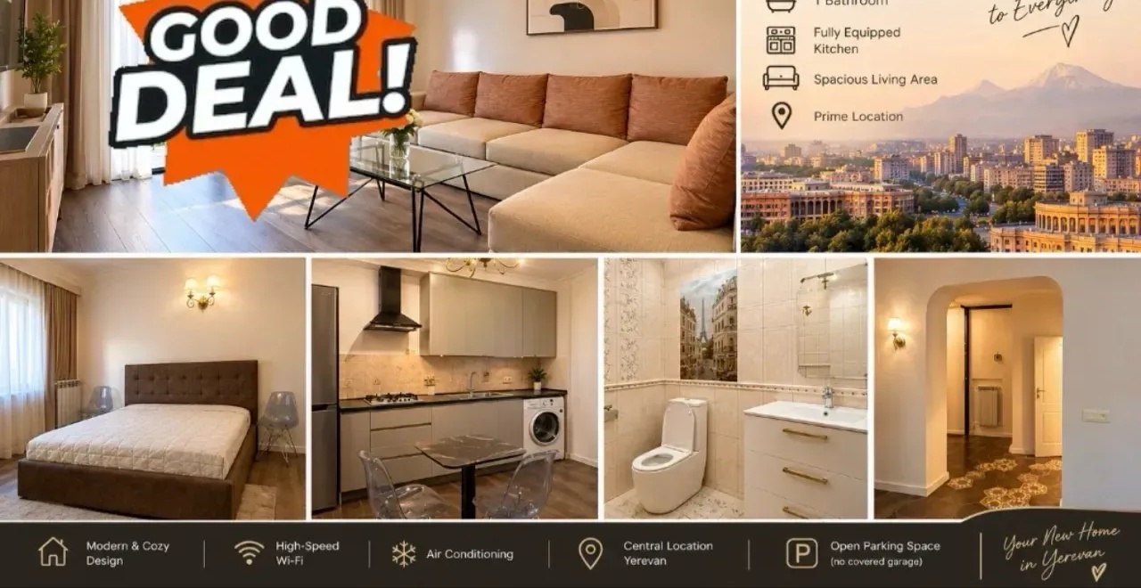 2-Bedroom Apartment on Tumanyan Street photo 1 of 8