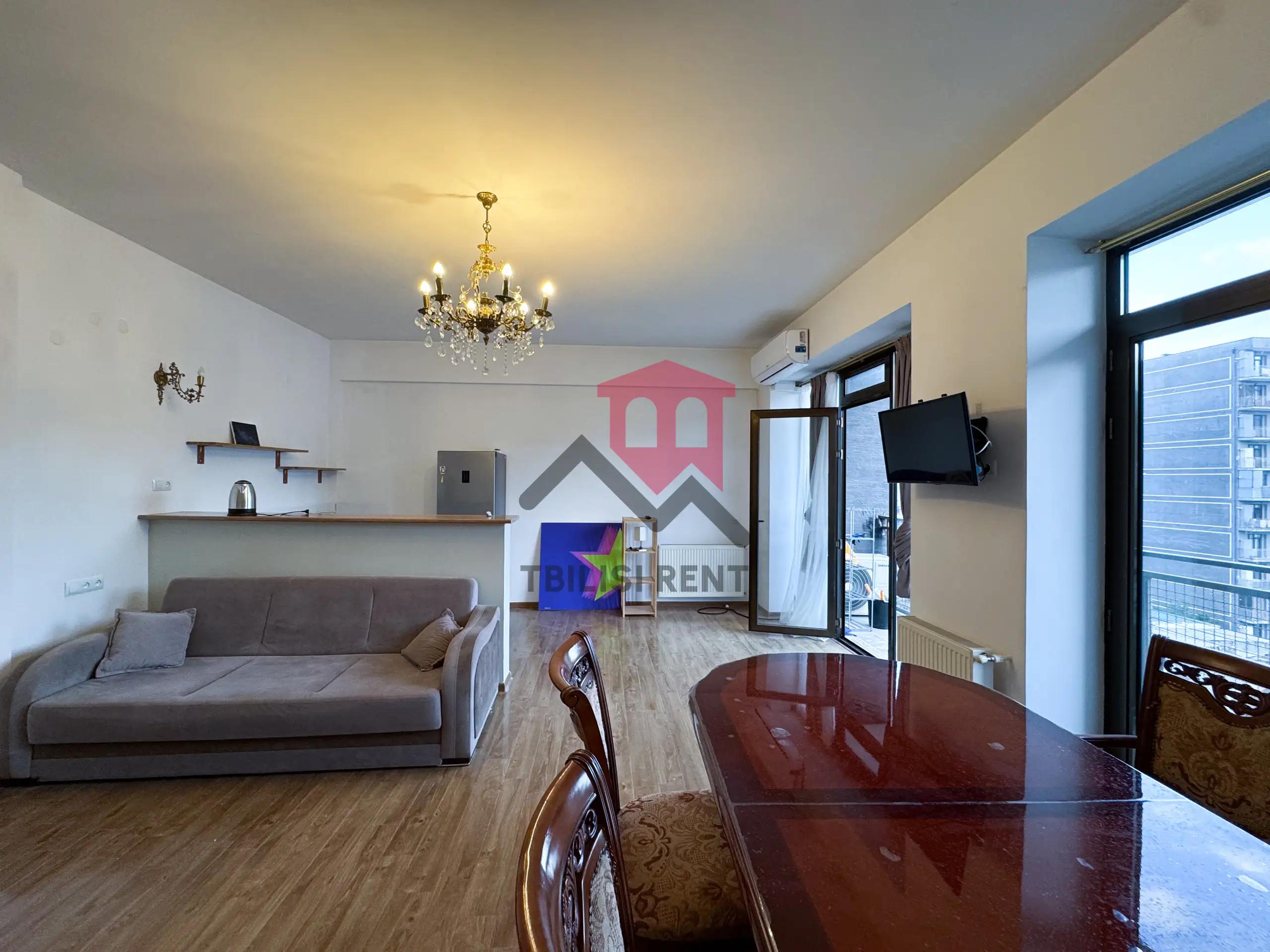 Sunny 1-Bedroom Apartment in Saburtalo photo 3 of 8