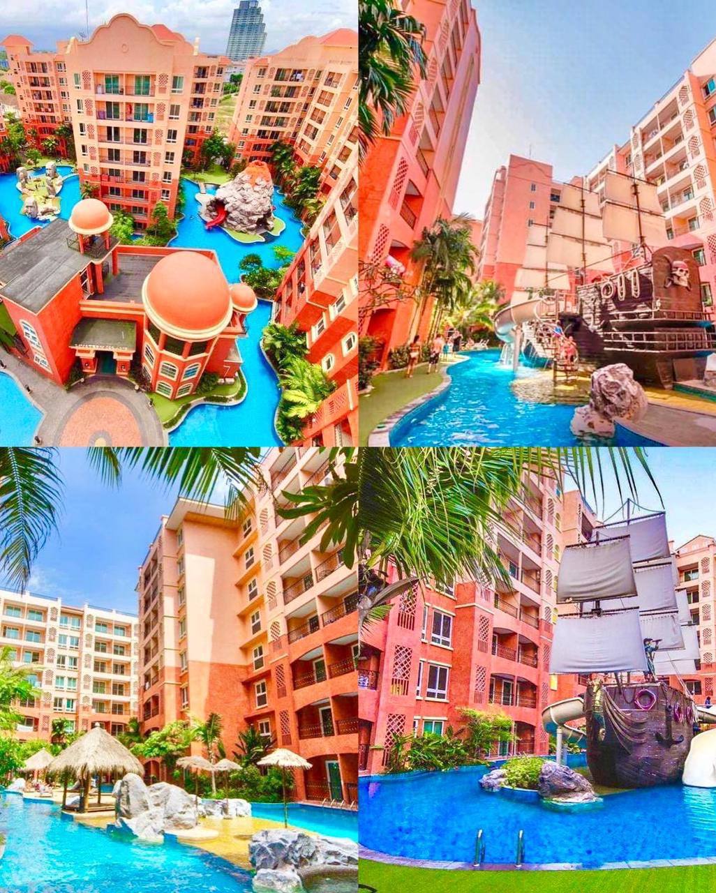 Однокомнатная квартира 45 м² в Seven Seas Resort Jomtien photo 1 of 8