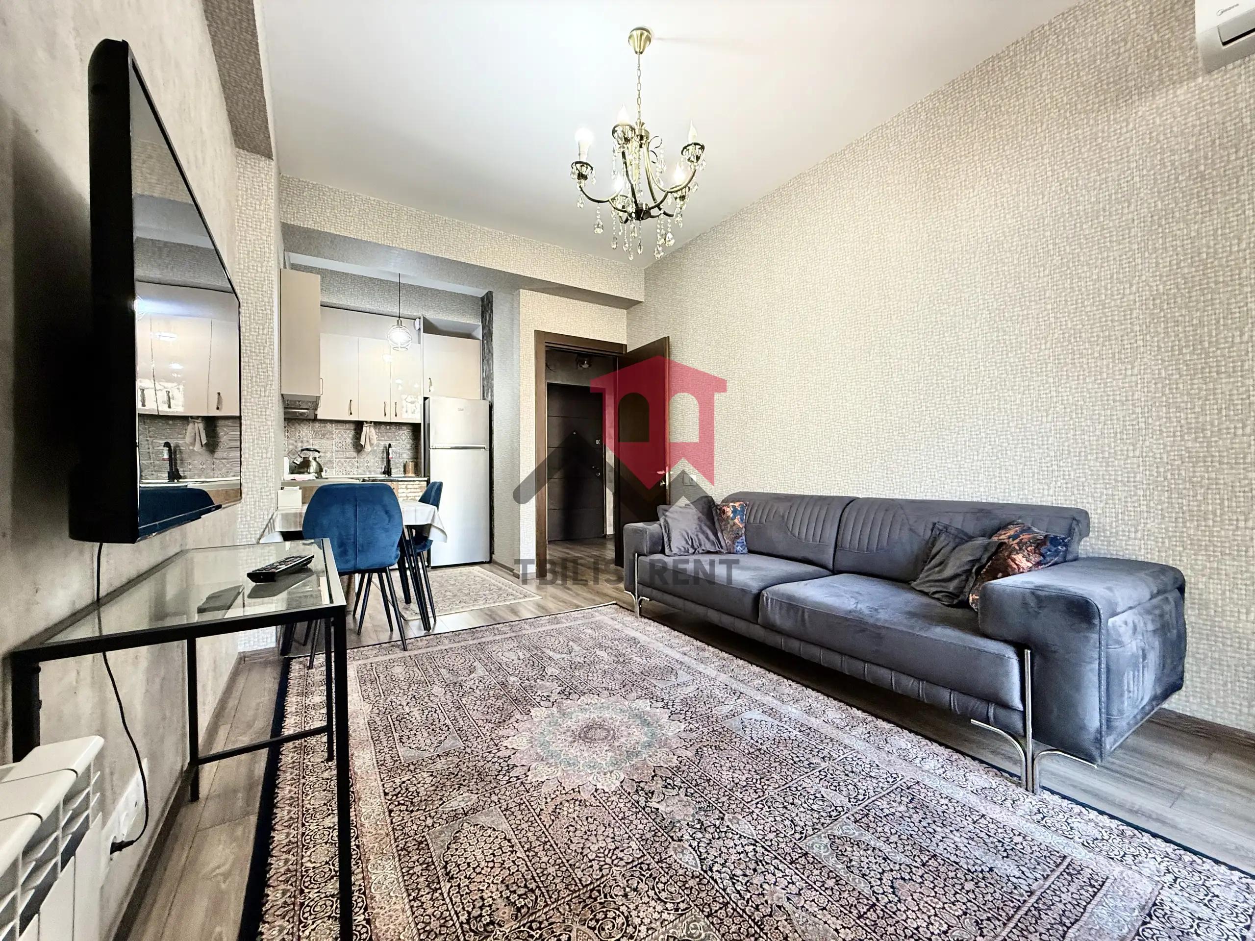 Cozy 1-Bedroom Apartment in Saburtalo photo 3 of 8