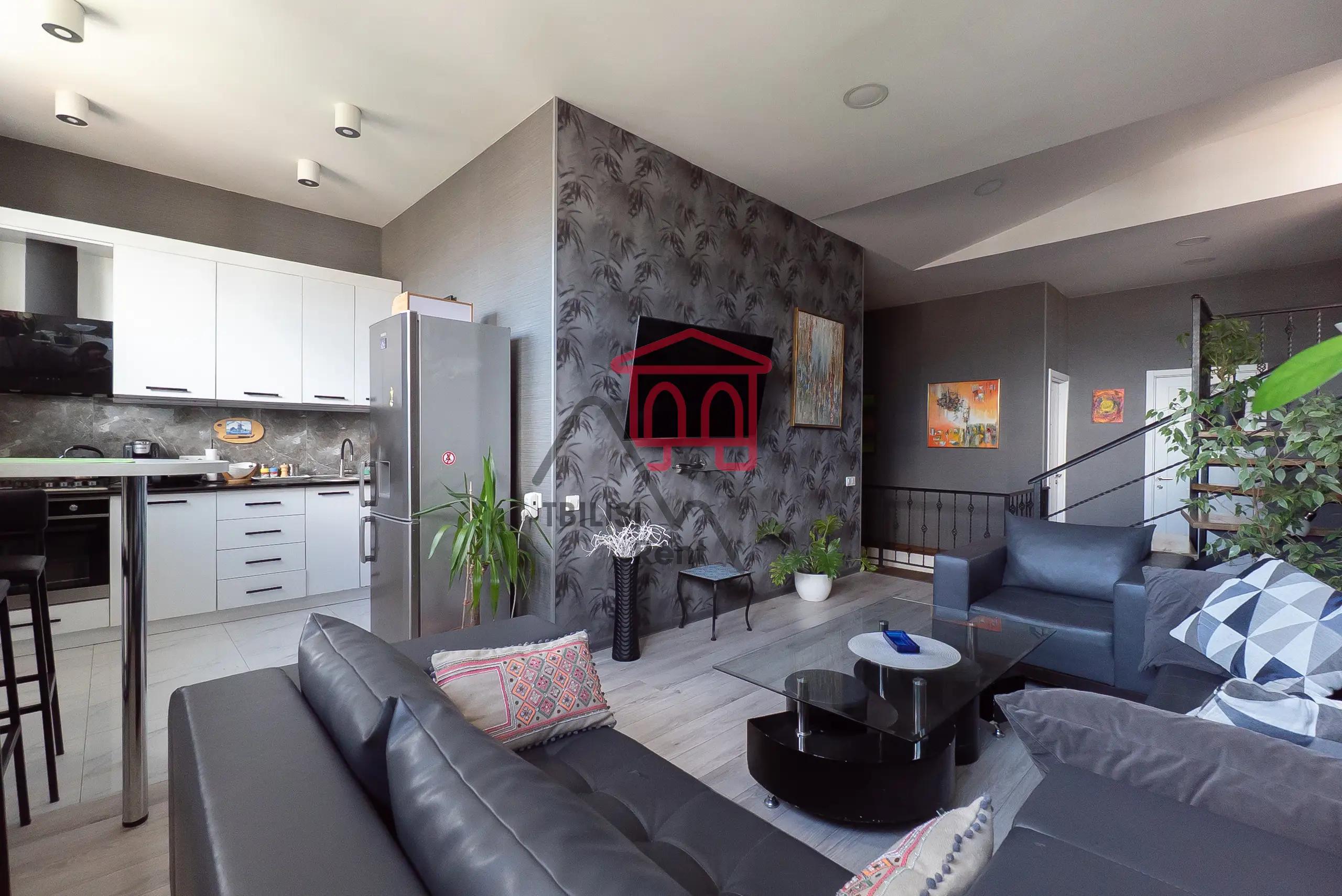 Duplex Apartment with Private Rooftop in Saburtalo photo 5 of 8