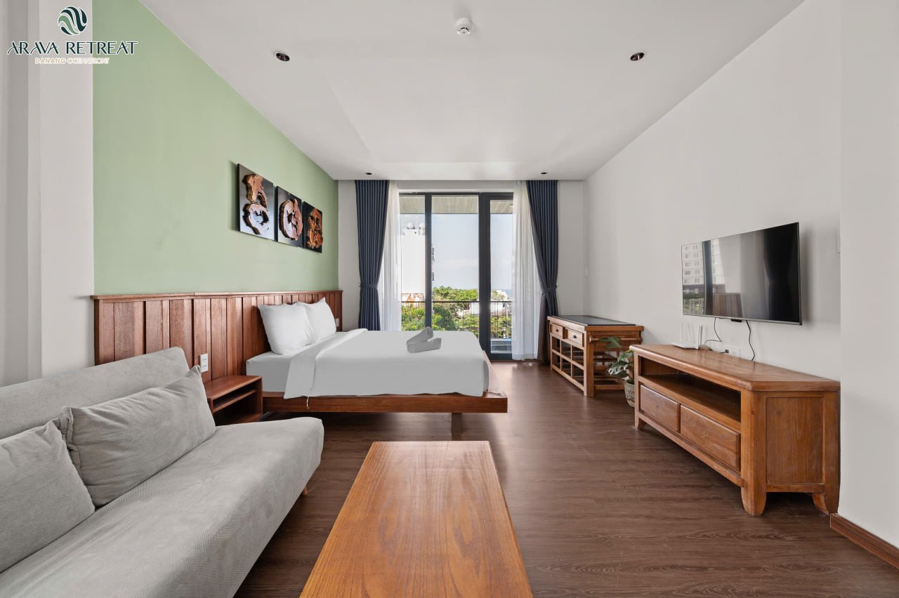 Furnished Studio Apartment with Spacious Balcony in My An photo 5 of 8