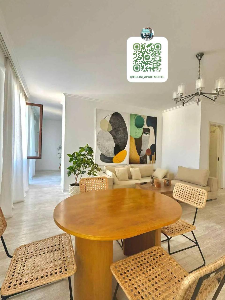 1-Bedroom Apartment with Terrace in Vake photo 1 of 8