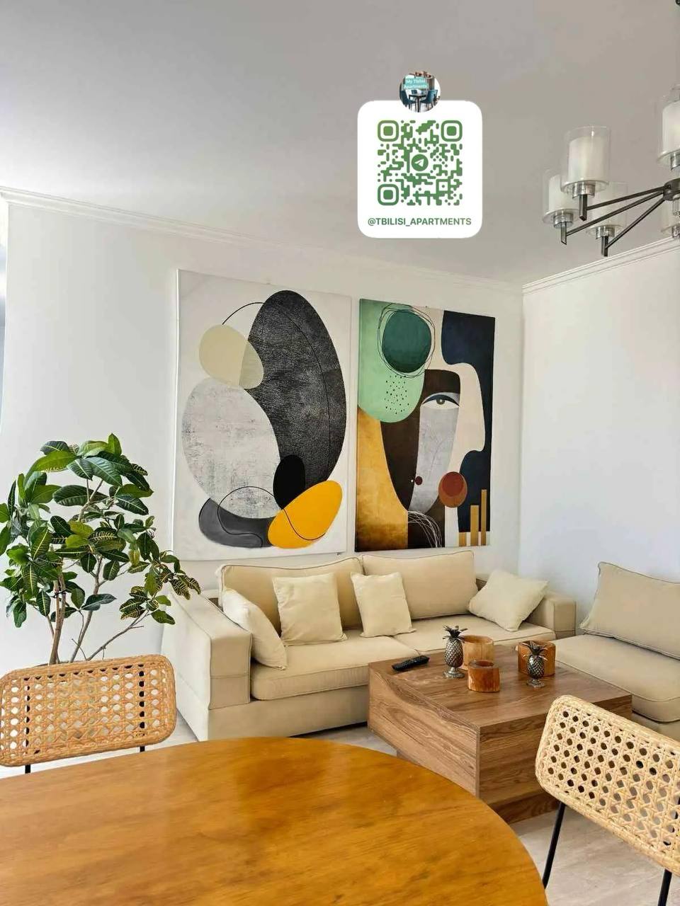 1-Bedroom Apartment with Terrace in Vake photo 2 of 8
