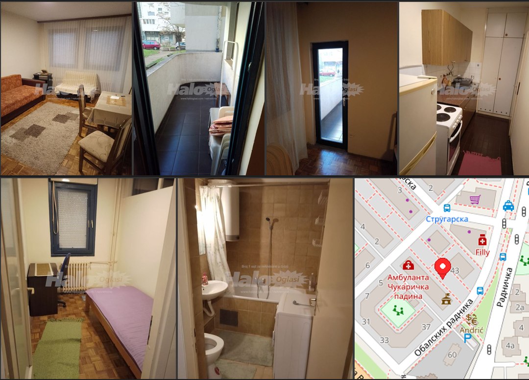 Furnished 1-Bedroom Apartment in Čukaricka Padina photo 1 of 1