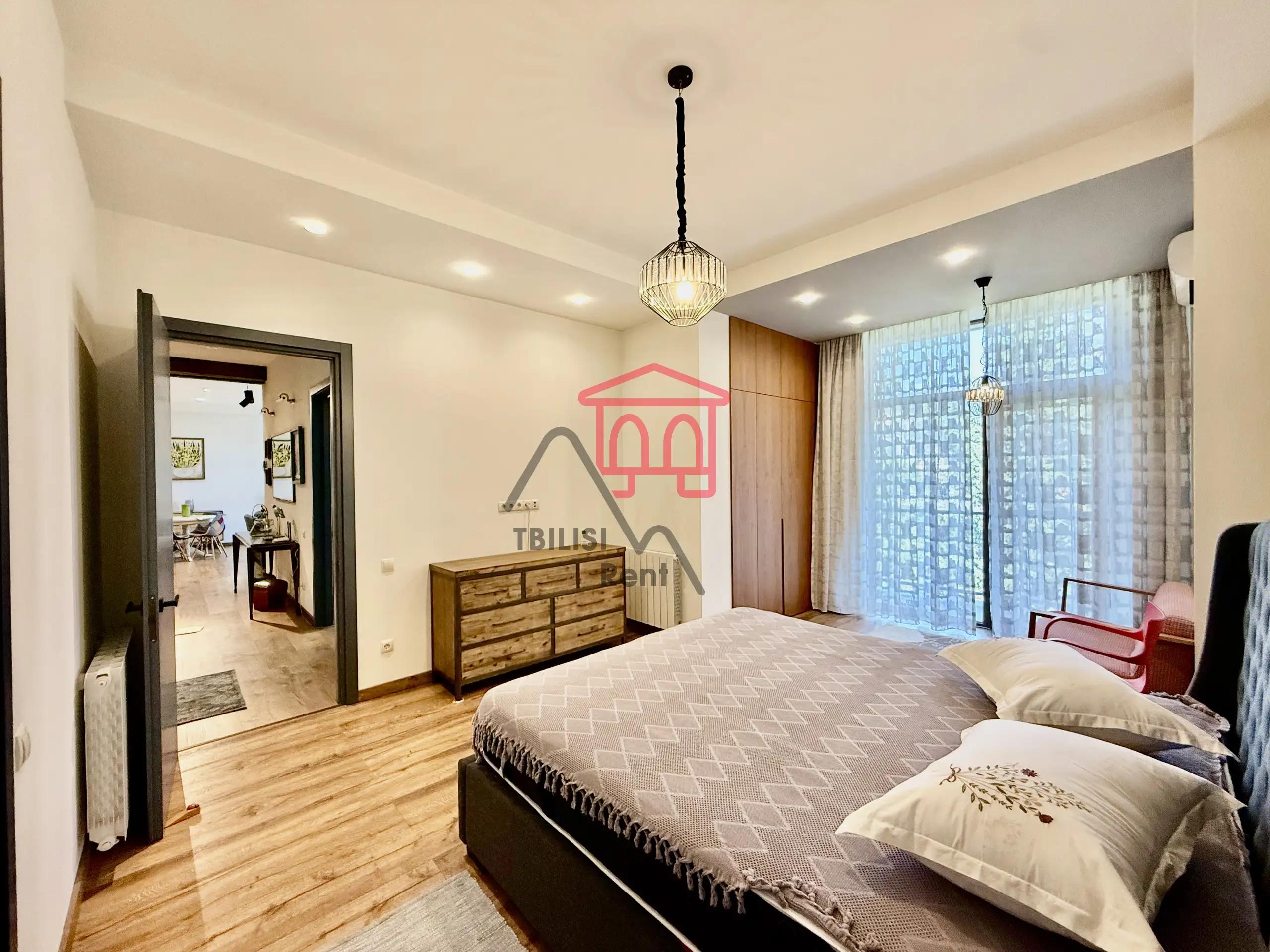 Spacious 2-Bedroom Apartment with Pool in Didi Dighomi photo 4 of 8
