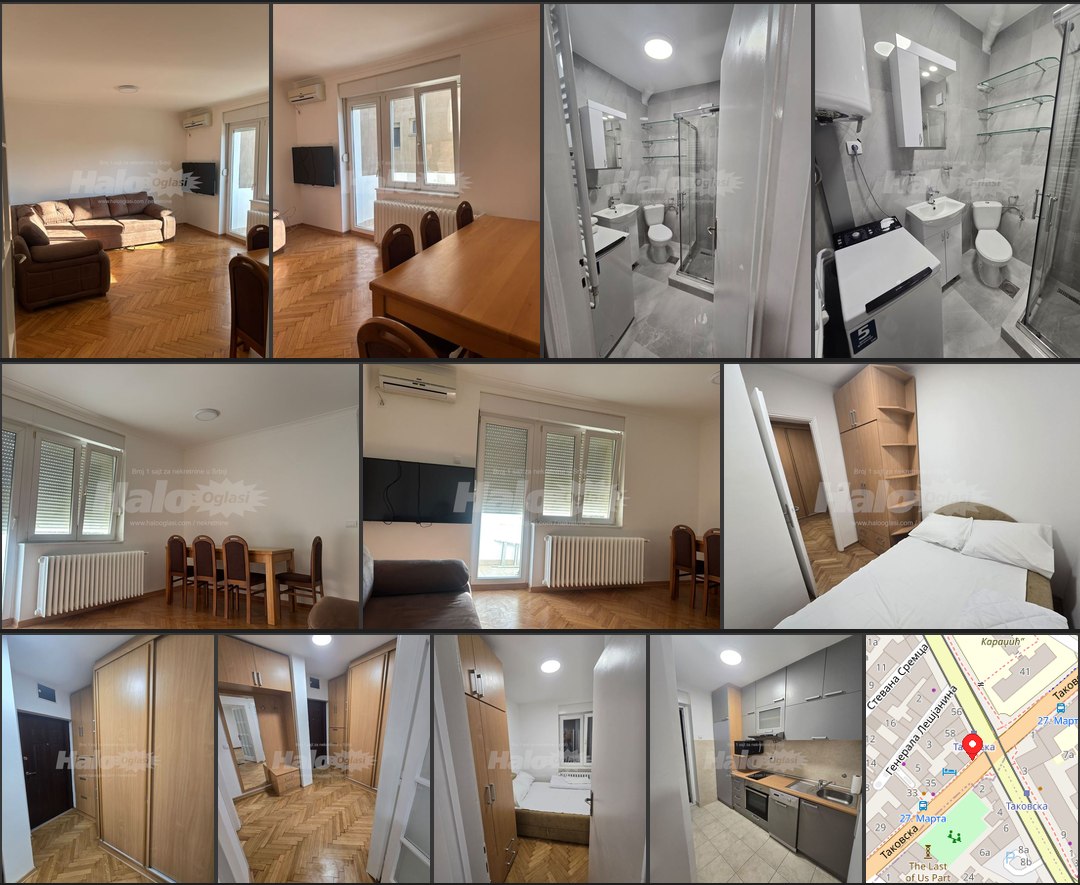 Renovated Furnished 1-Bedroom Apartment on Takovska photo 1 of 1