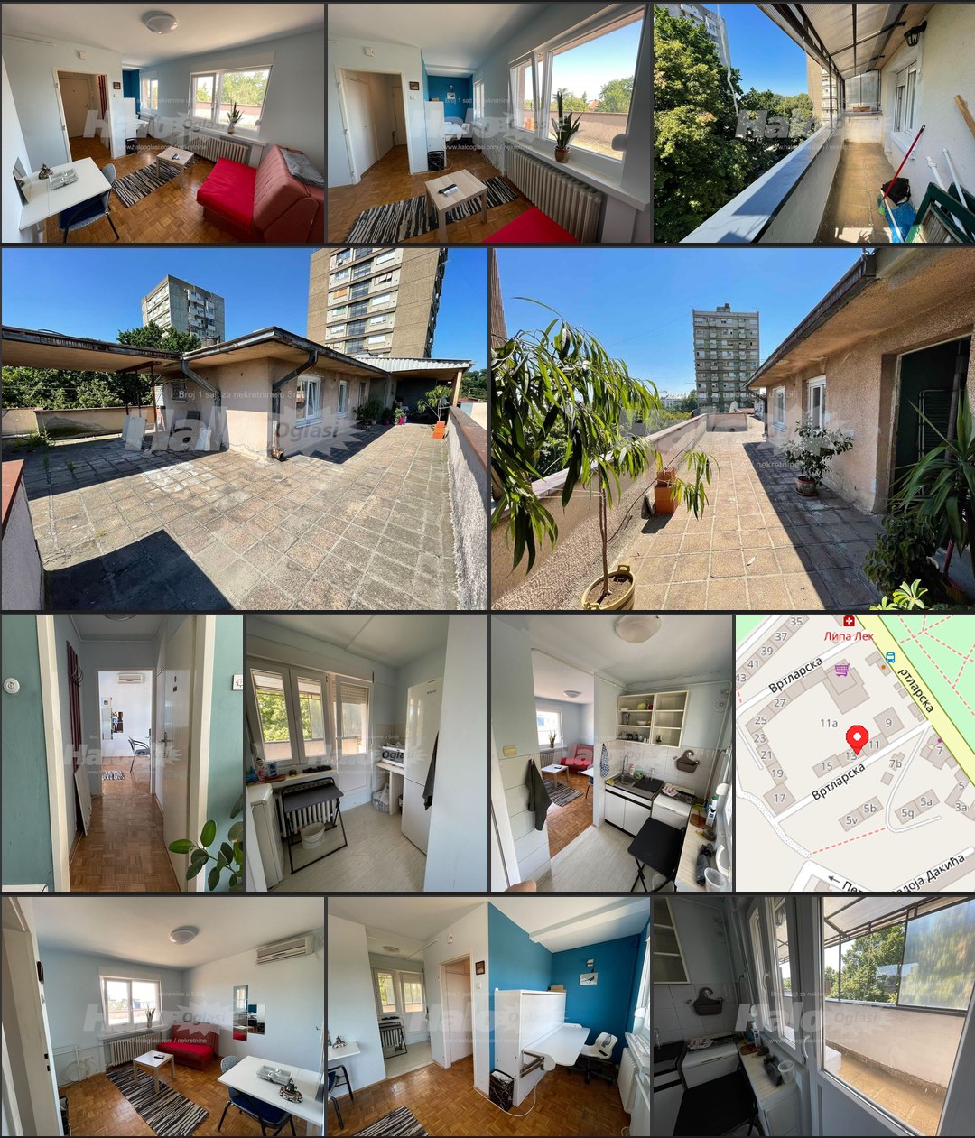 Furnished Studio with Large Terrace in Zemun Park photo 1 of 1