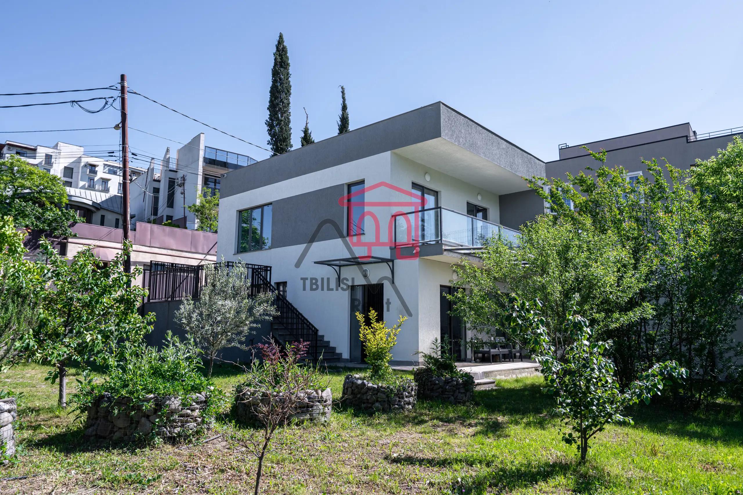Modern House with Large Yard in Krtsanisi photo 1 of 8