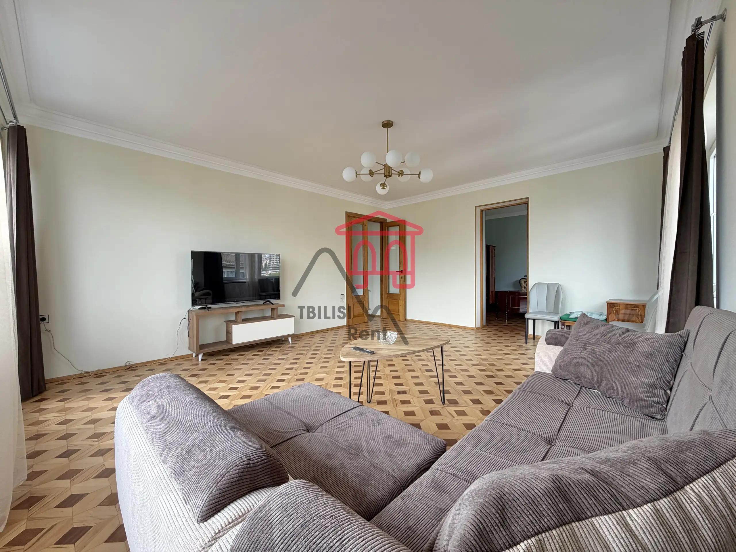 Bright Renovated 2-Bedroom Apartment in Saburtalo photo 2 of 8