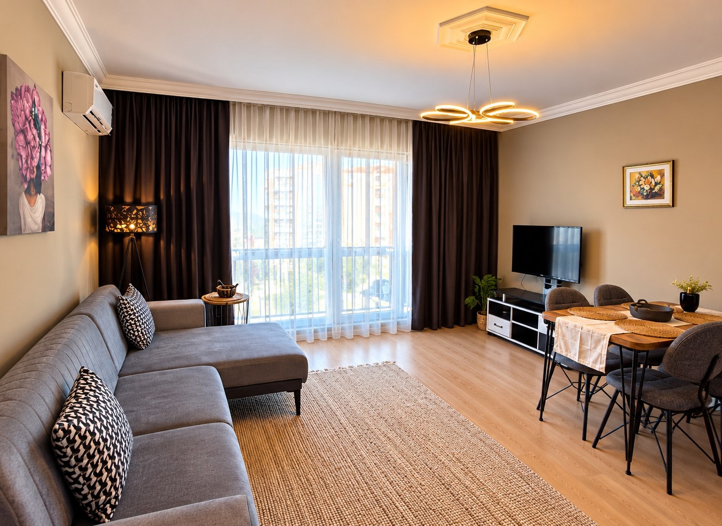 Furnished 1-Bedroom Apartment in Güzeloba photo 3 of 8