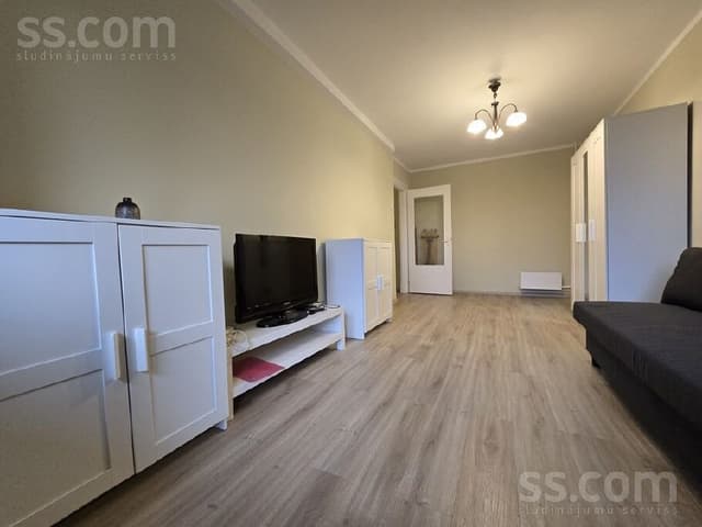 One-Room Apartment with Loggia in Riga